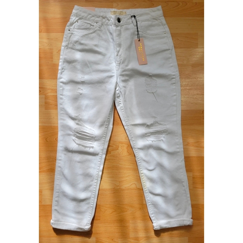NWT Streetwear Society high rise mom jeans